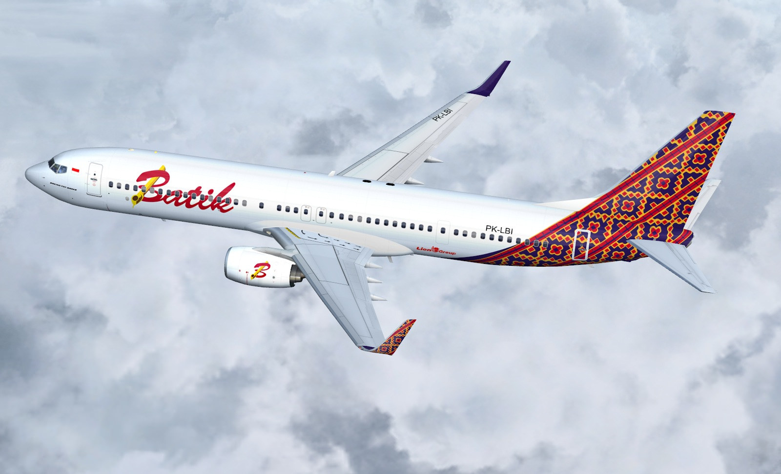 Batik Air, one of the LionAir Group airlines © https://gudangtravel.files.wordpress.com